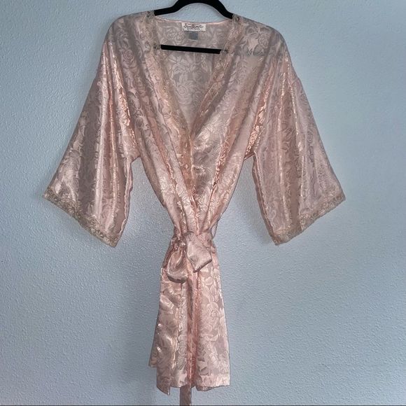 Nordstrom Other - Vintage Nordstrom Rose Lace Robe